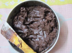 mixed chocolate dough