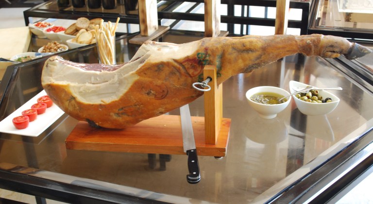 Beautiful leg of ham