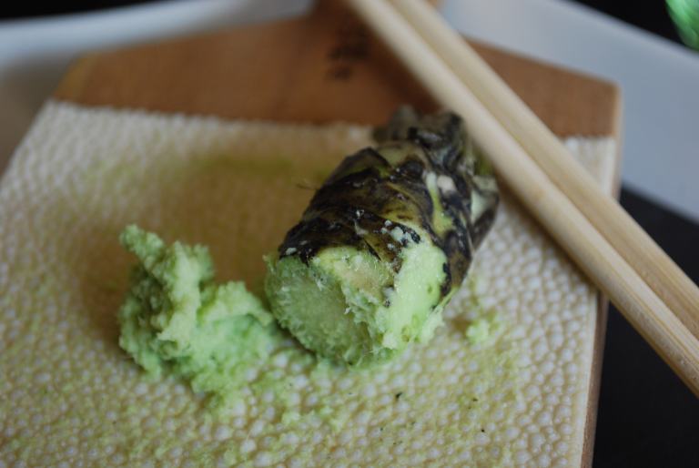 Fresh wasabi root