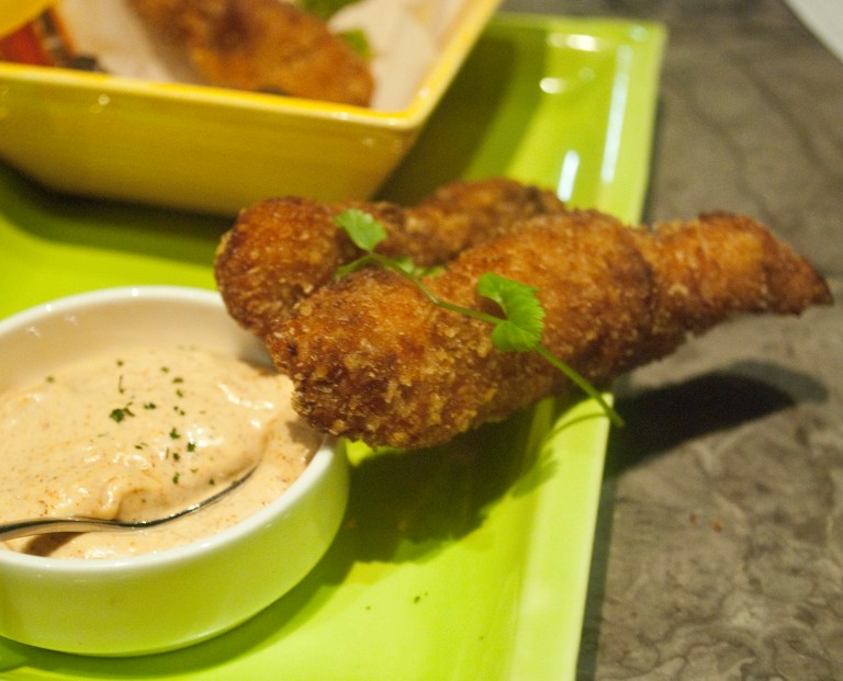 Voodoo chilli chicken fingers