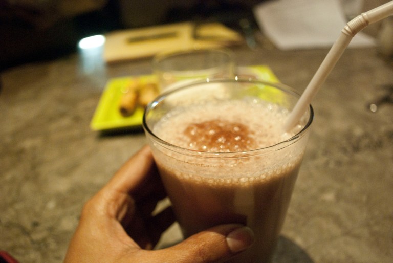 Chocolate milkshake