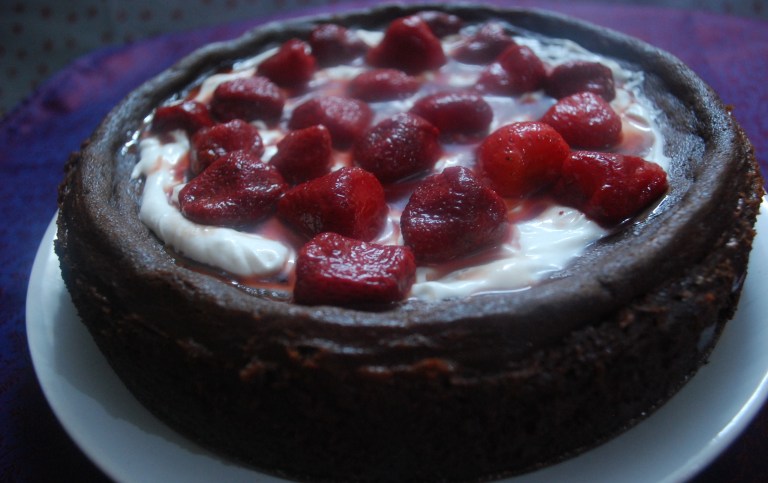 Chocolate cheesecake 4