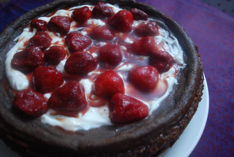 Chocolate cheesecake 5