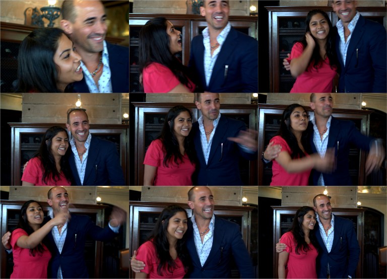 David and me collage