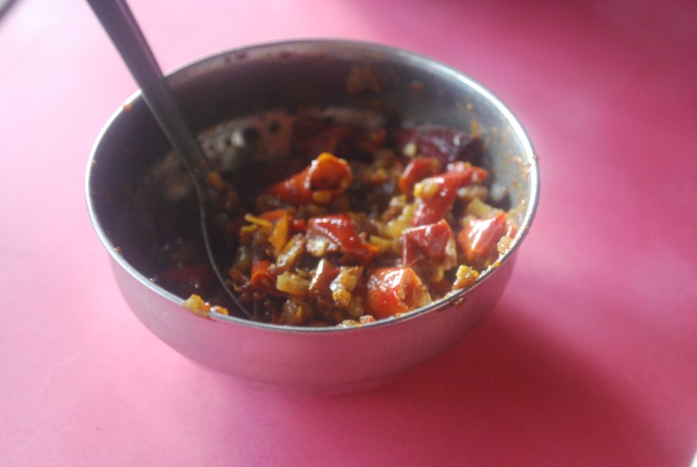 Spicy chilli pickle