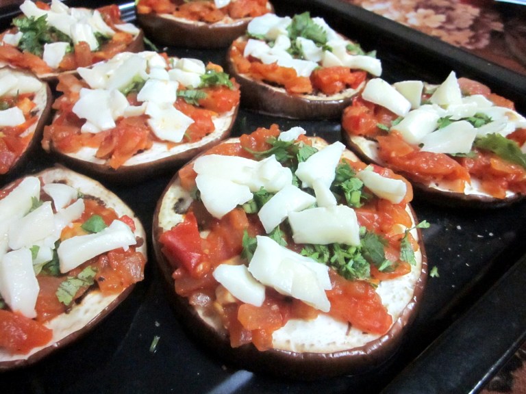 Eggplant pizza 3