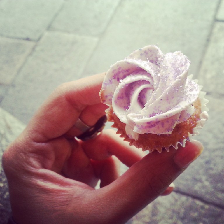 25. Lavender cupcake