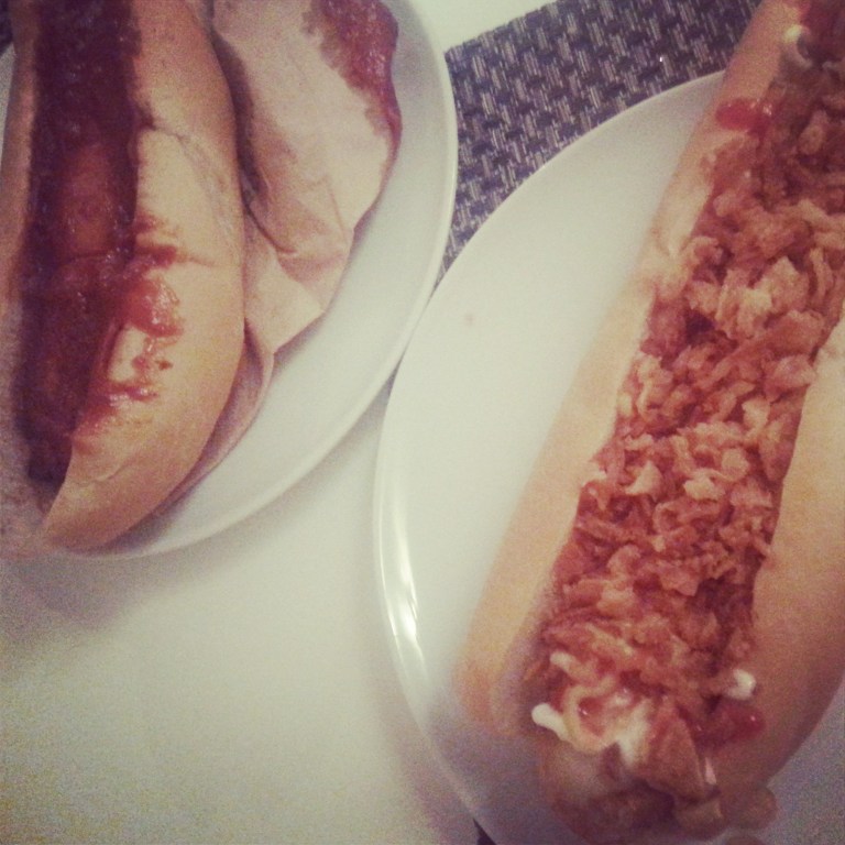 42. Hot dogs