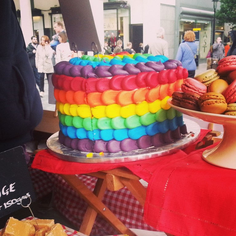 96. Big ass rainbow cake