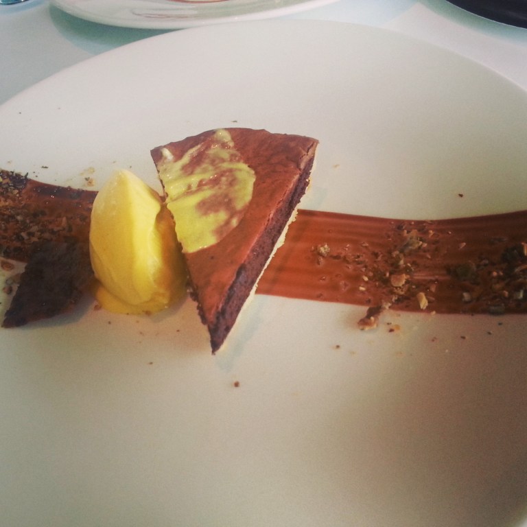 97. Chocolate mousse fancified