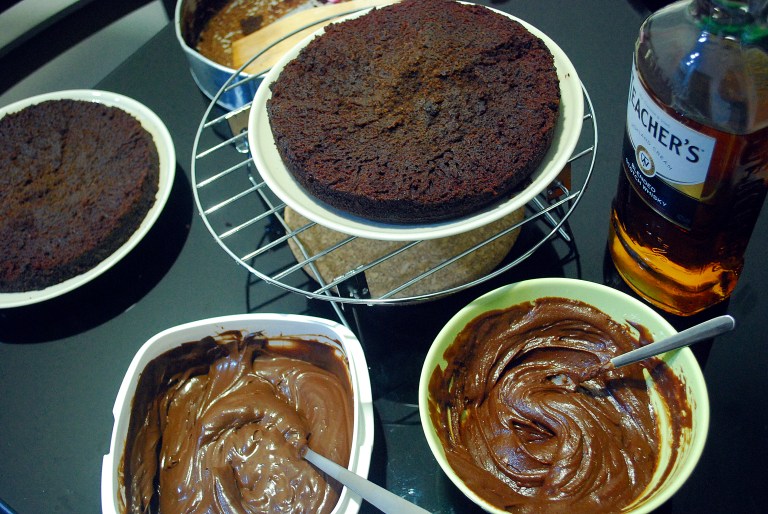 Triple whiskey cake 2